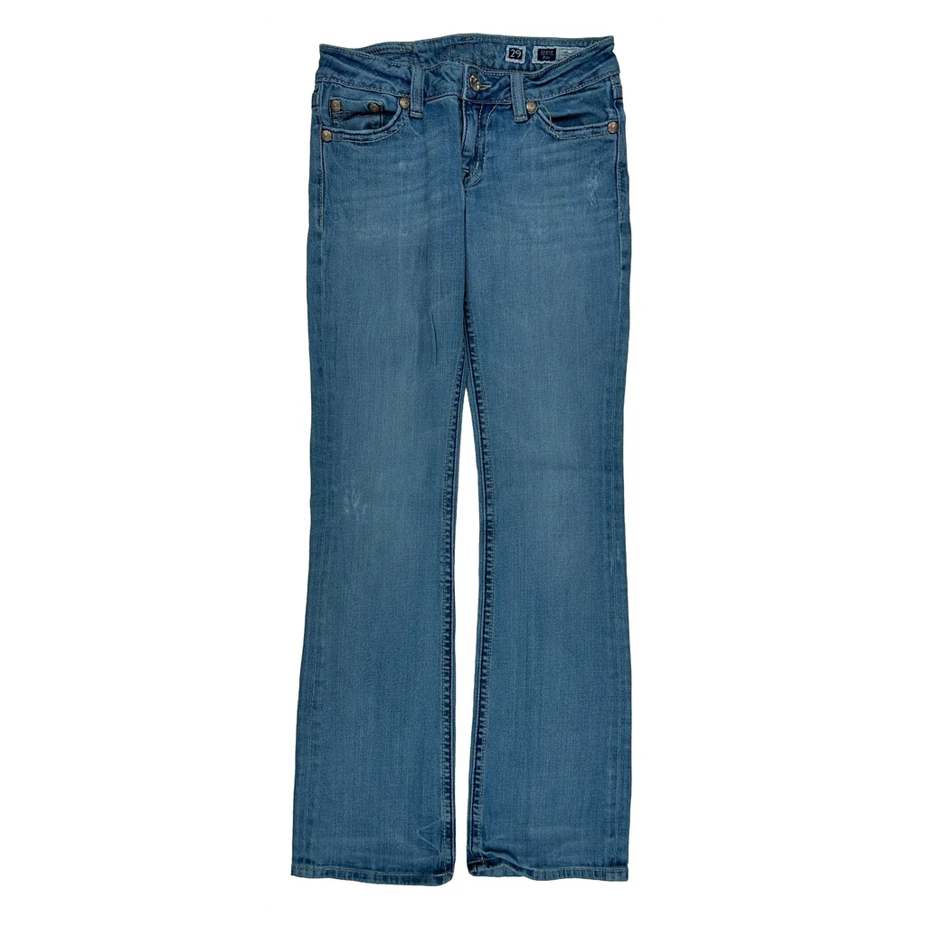 Miss Me Boot Cut Jeans - 29W UK 8 Blue Cotton - Image 2