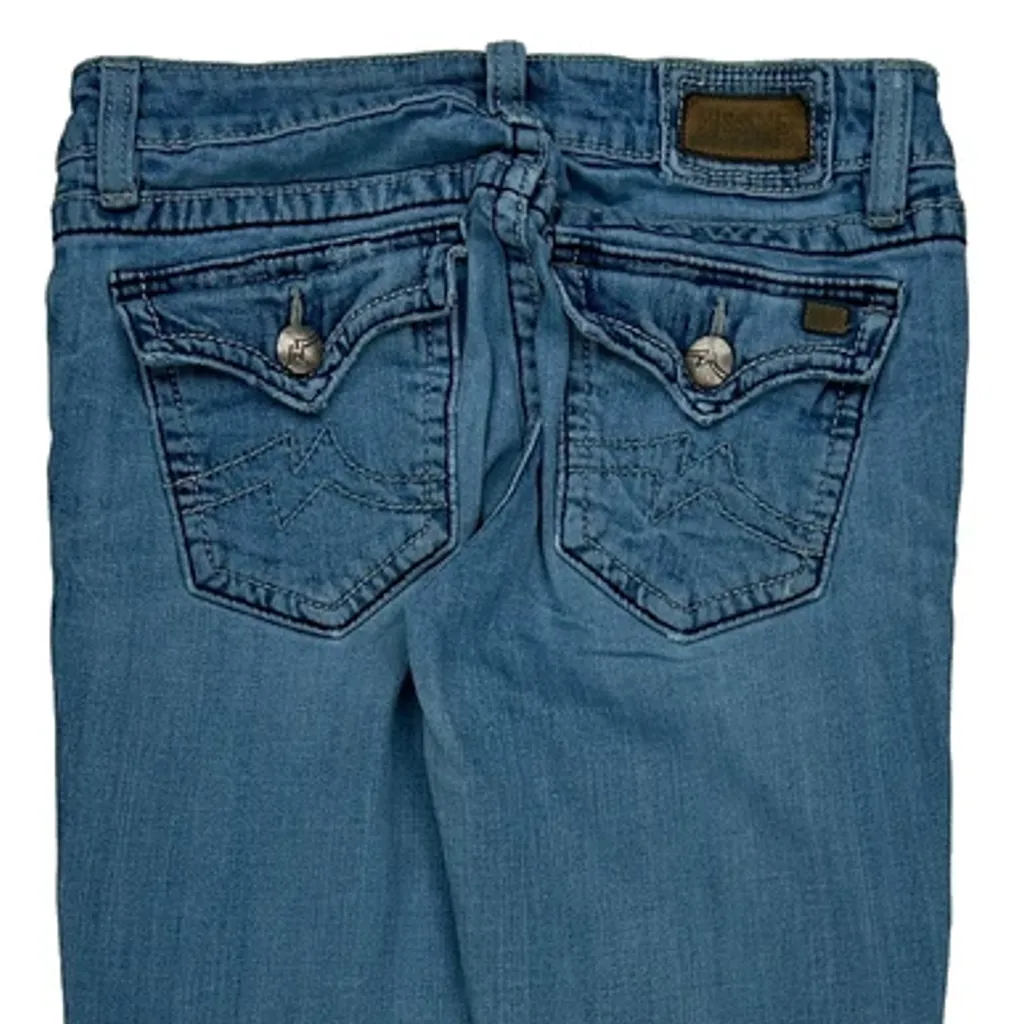 Miss Me Boot Cut Jeans - 29W UK 8 Blue Cotton - Image 8