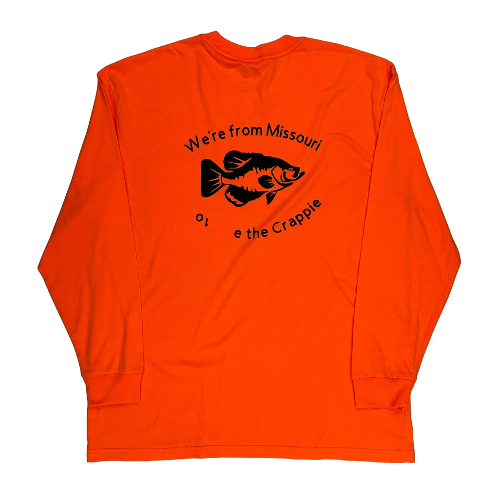 Missouri Dickies Long Sleeve T-Shirt - XL Orange Polyester Blend - Image 2