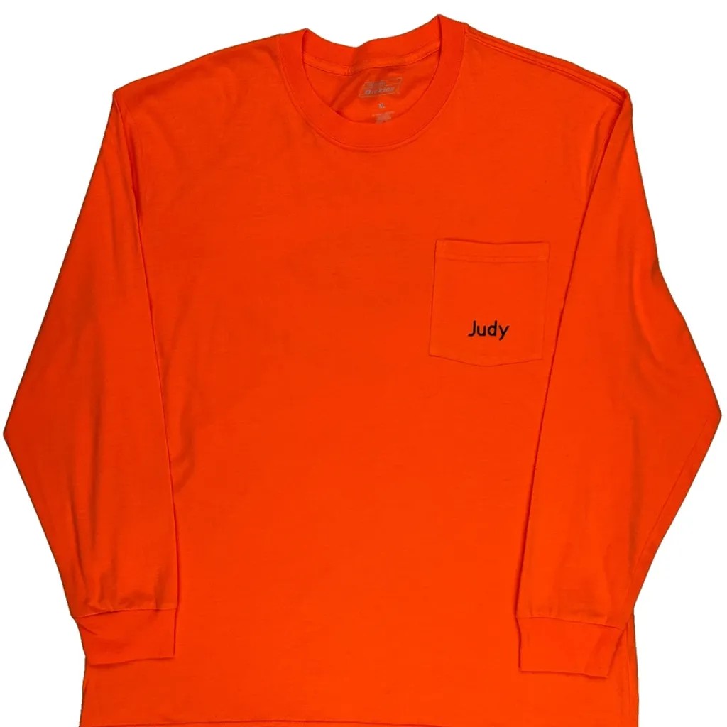Missouri Dickies Long Sleeve T-Shirt - XL Orange Polyester Blend - Image 4