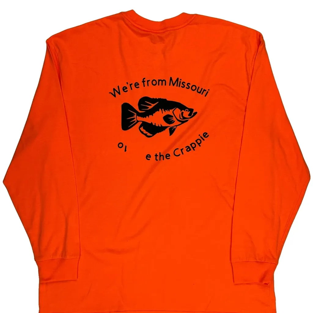 Missouri Dickies Long Sleeve T-Shirt - XL Orange Polyester Blend - Image 7