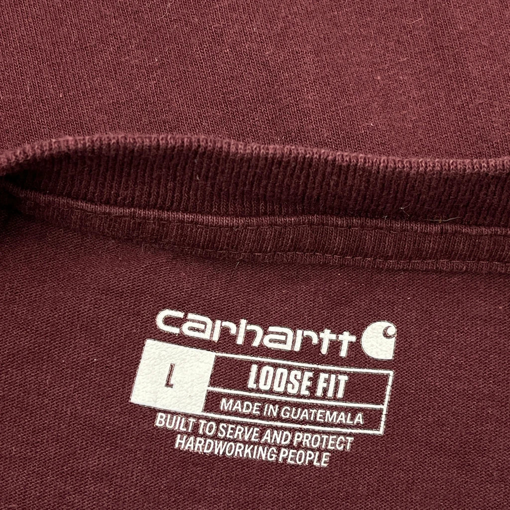 Mit Lincoln Laboratory Flight Test Facility Carhartt Graphic T-Shirt - Large Burgundy Cotton - Image 3