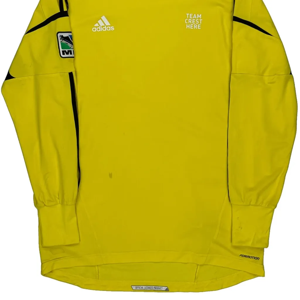 Mls Adidas Football Shirt - XL Yellow Polyester - Image 4