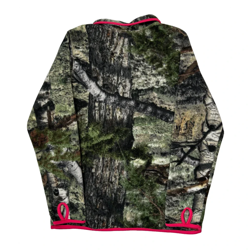 Mo Mountain Country Mossy Oak Fleece Jacket - Small Camo Polyester - Image 2