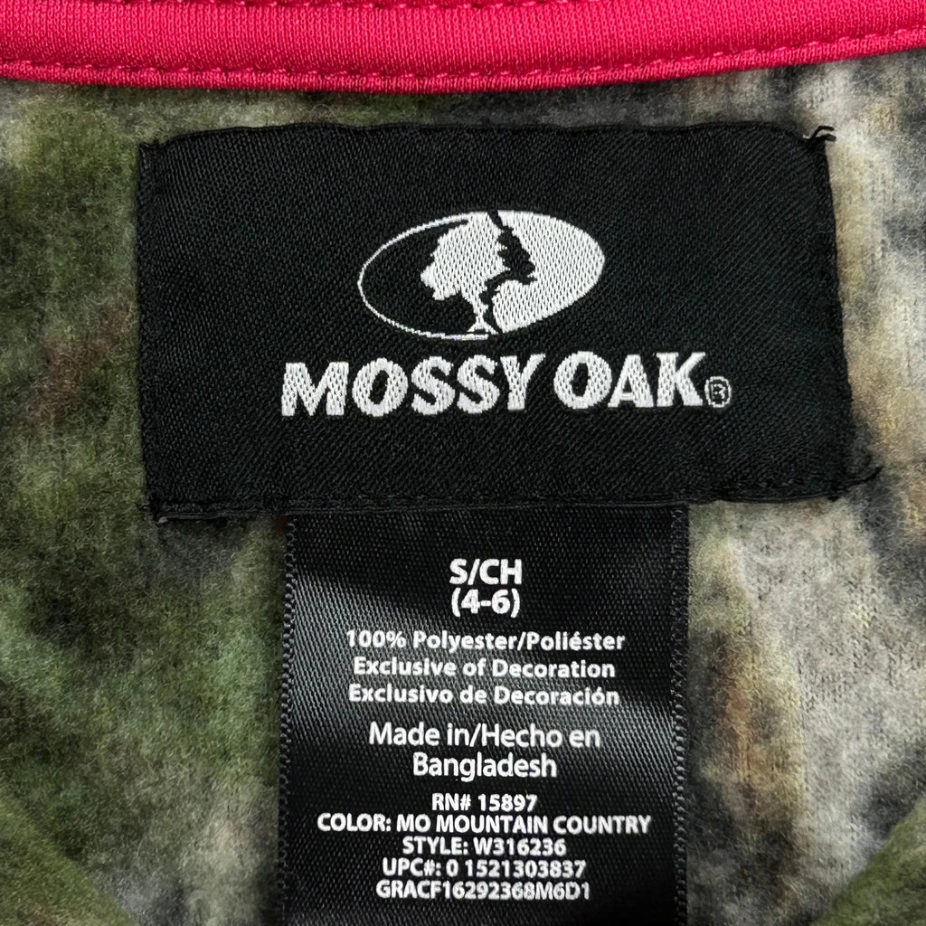 Mo Mountain Country Mossy Oak Fleece Jacket - Small Camo Polyester - Image 3