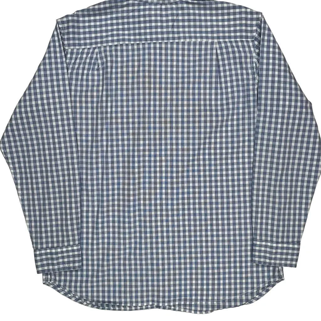 Modern Series Lee Checked Shirt - Large Blue Cotton - Image 6