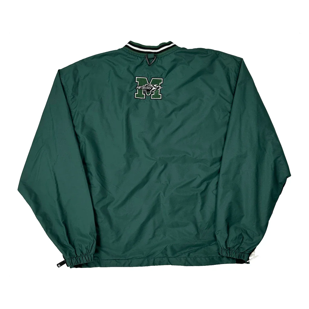 Mokena Unbranded Windbreaker - Medium Green Polyester - Image 2