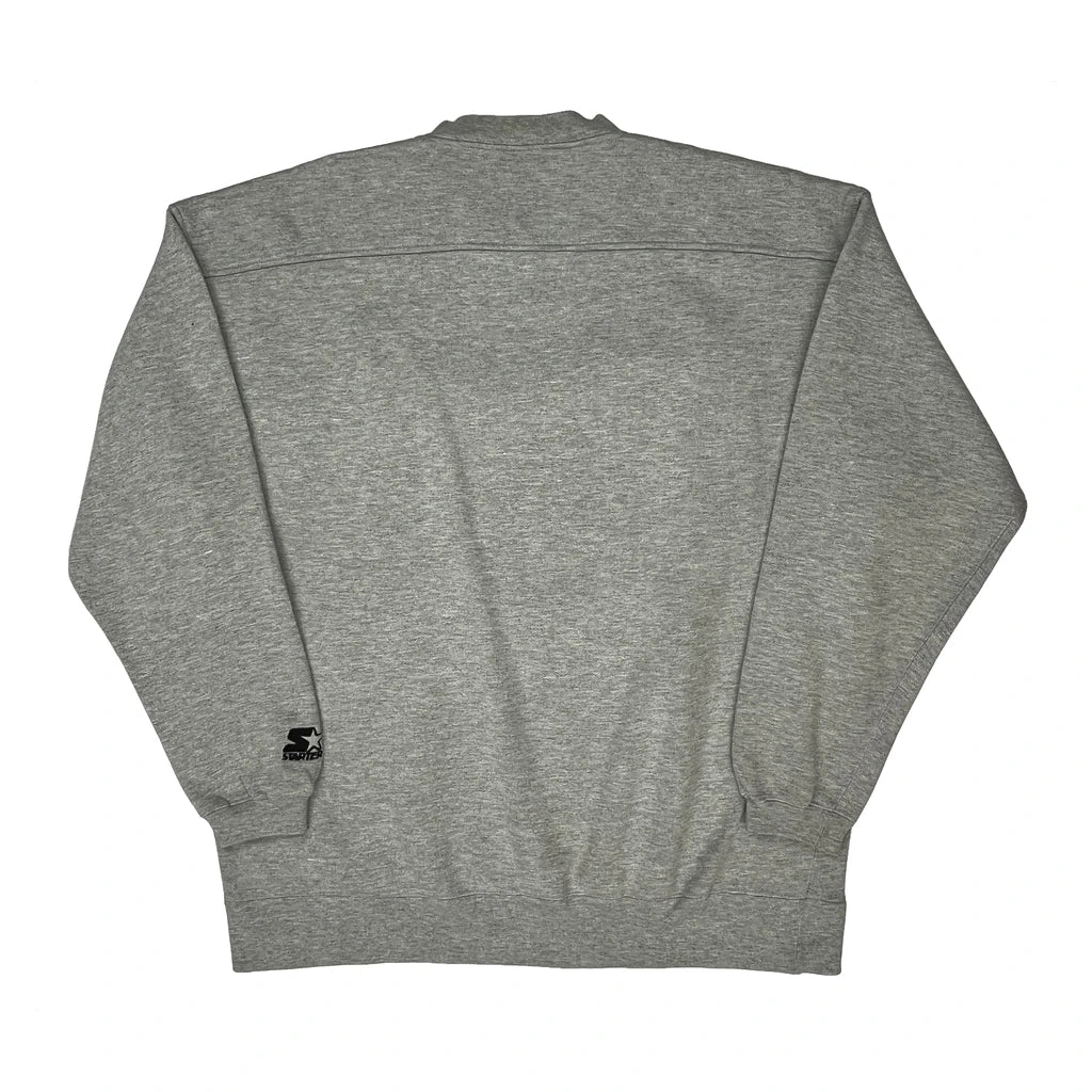 Montana Starter College Sweatshirt - XL Grey Cotton Blend - Image 2