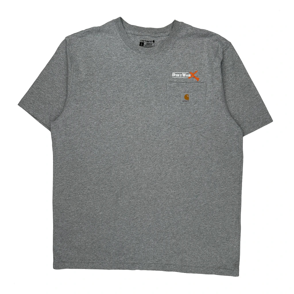 Montrose, Colorado Carhartt Graphic T-Shirt - Large Gray Cotton