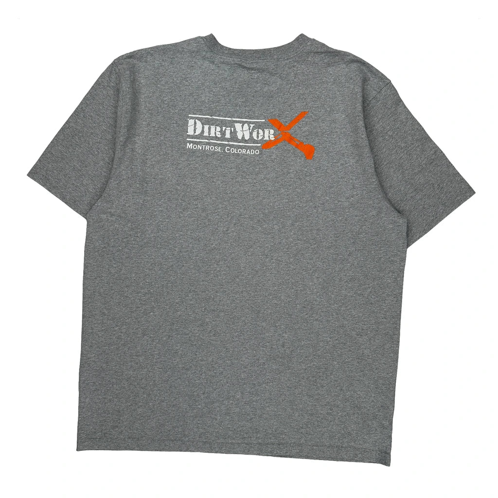 Montrose, Colorado Carhartt Graphic T-Shirt - Large Gray Cotton - Image 2