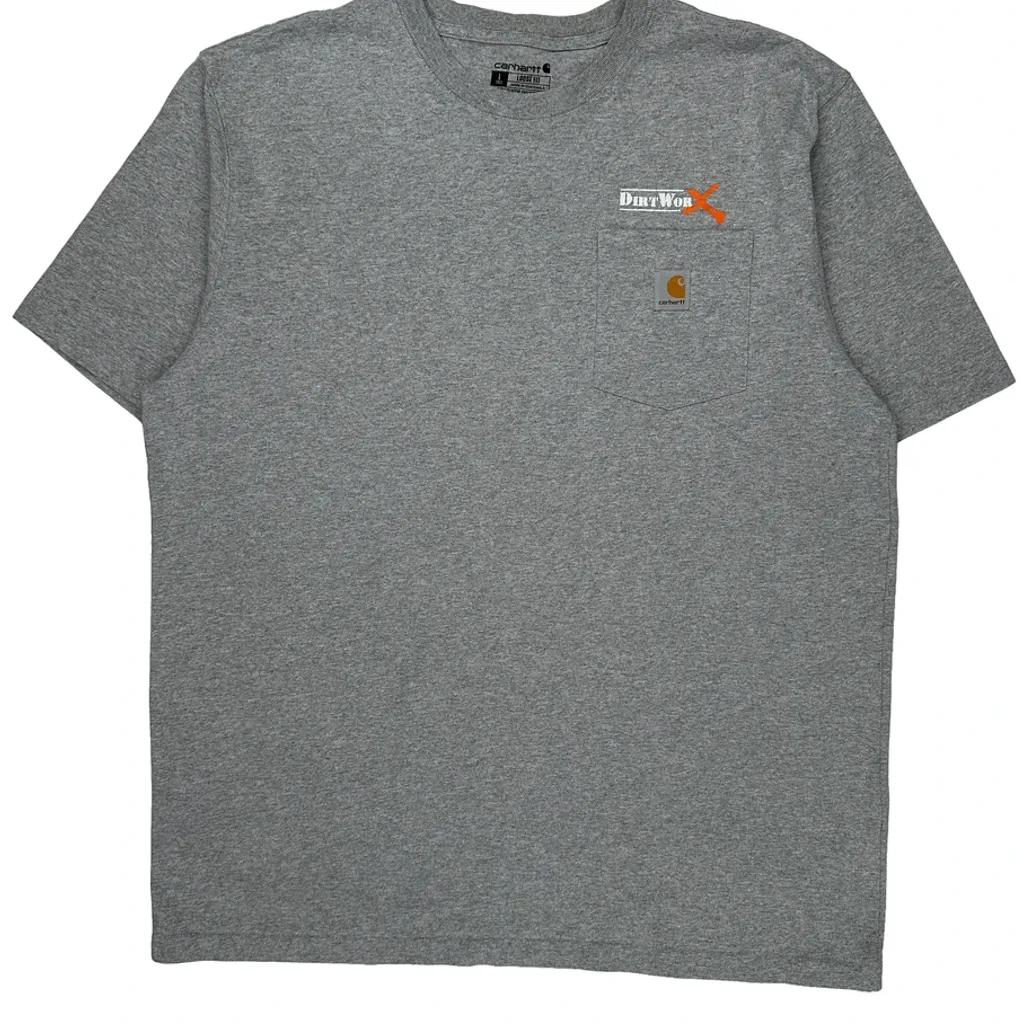 Montrose, Colorado Carhartt Graphic T-Shirt - Large Gray Cotton - Image 5