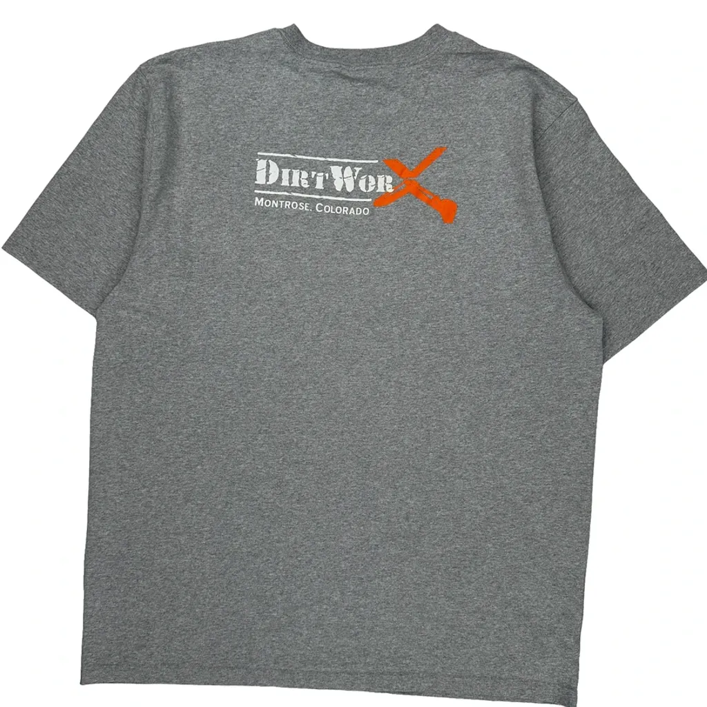 Montrose, Colorado Carhartt Graphic T-Shirt - Large Gray Cotton - Image 7