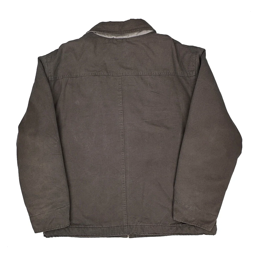 Mossimo Work Jacket - Large Grey Cotton - Image 2