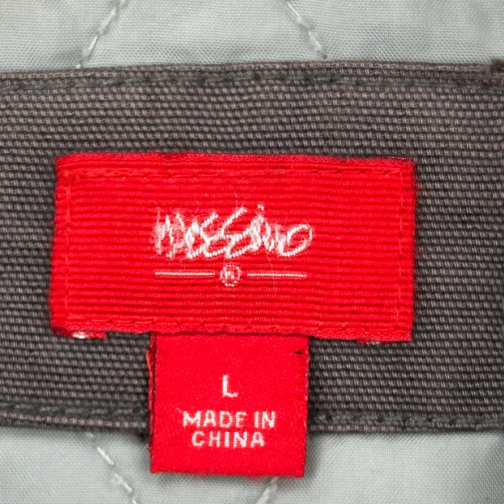 Mossimo Work Jacket - Large Grey Cotton - Image 3