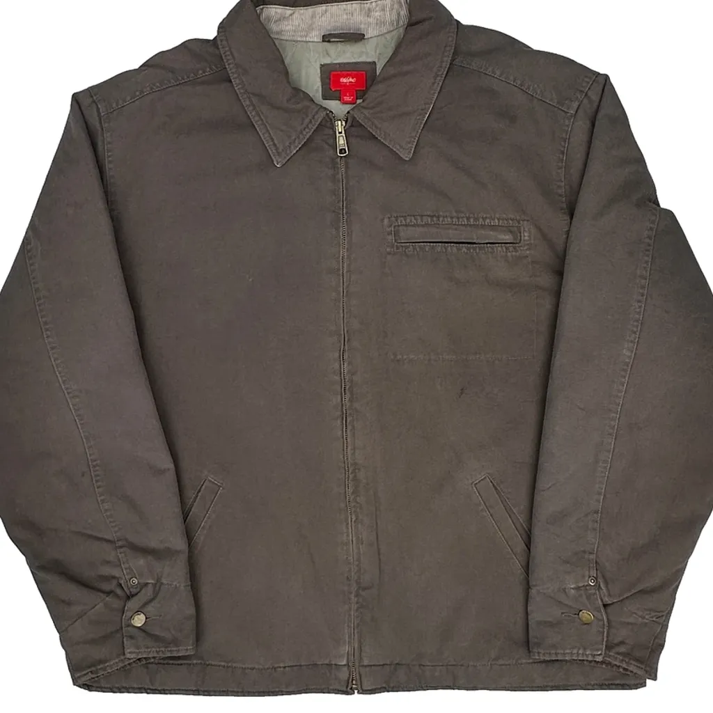 Mossimo Work Jacket - Large Grey Cotton - Image 4