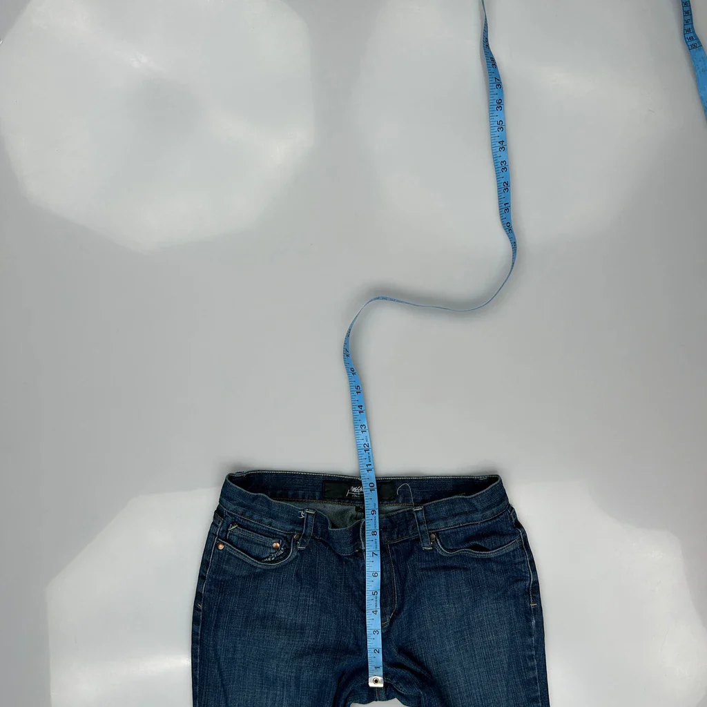Mossimo Boot Cut Jeans - 28W UK 8 Blue Denim - Image 4