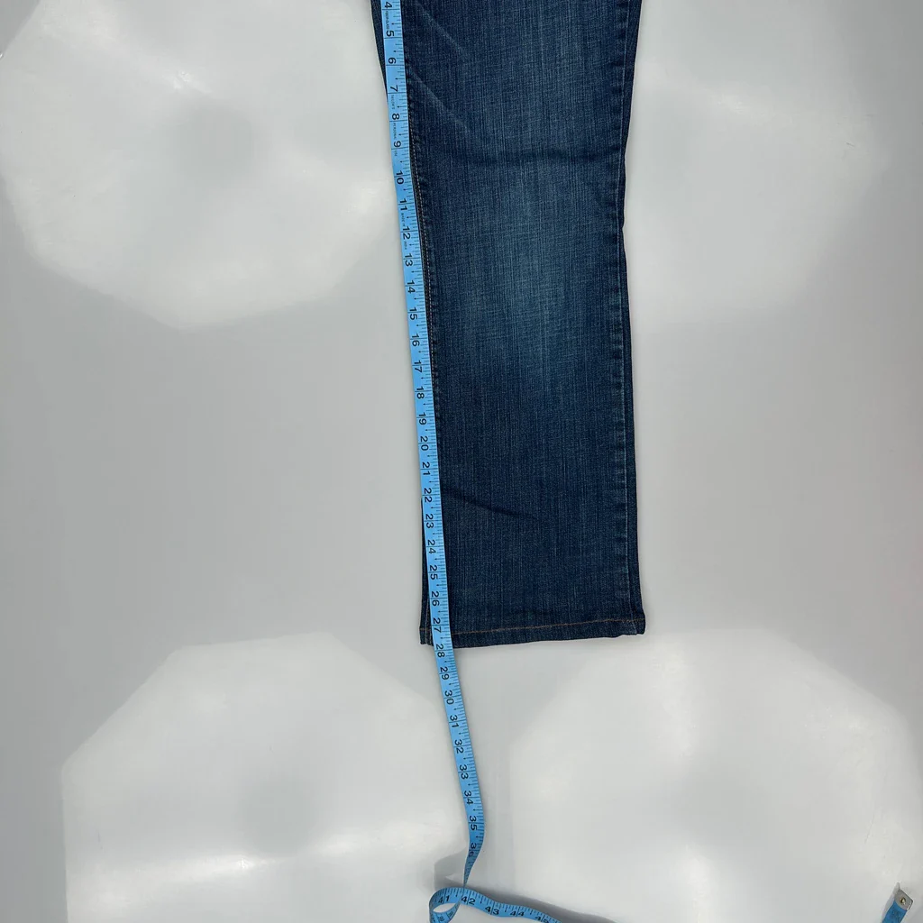 Mossimo Boot Cut Jeans - 28W UK 8 Blue Denim - Image 5