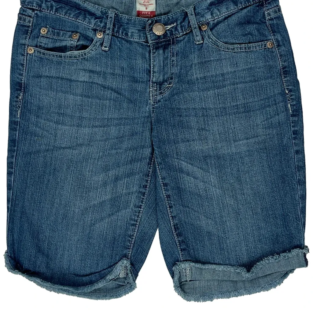 Mossimo Supply Denim Shorts - 30W UK 8 Blue Cotton - Image 11