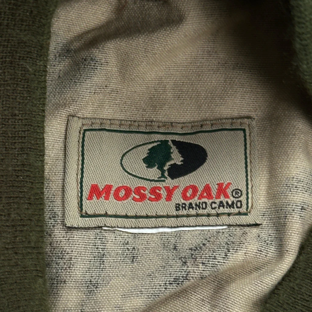 Mossy Oak Camo Bomber Jacket - Large Camo Cotton - Image 3