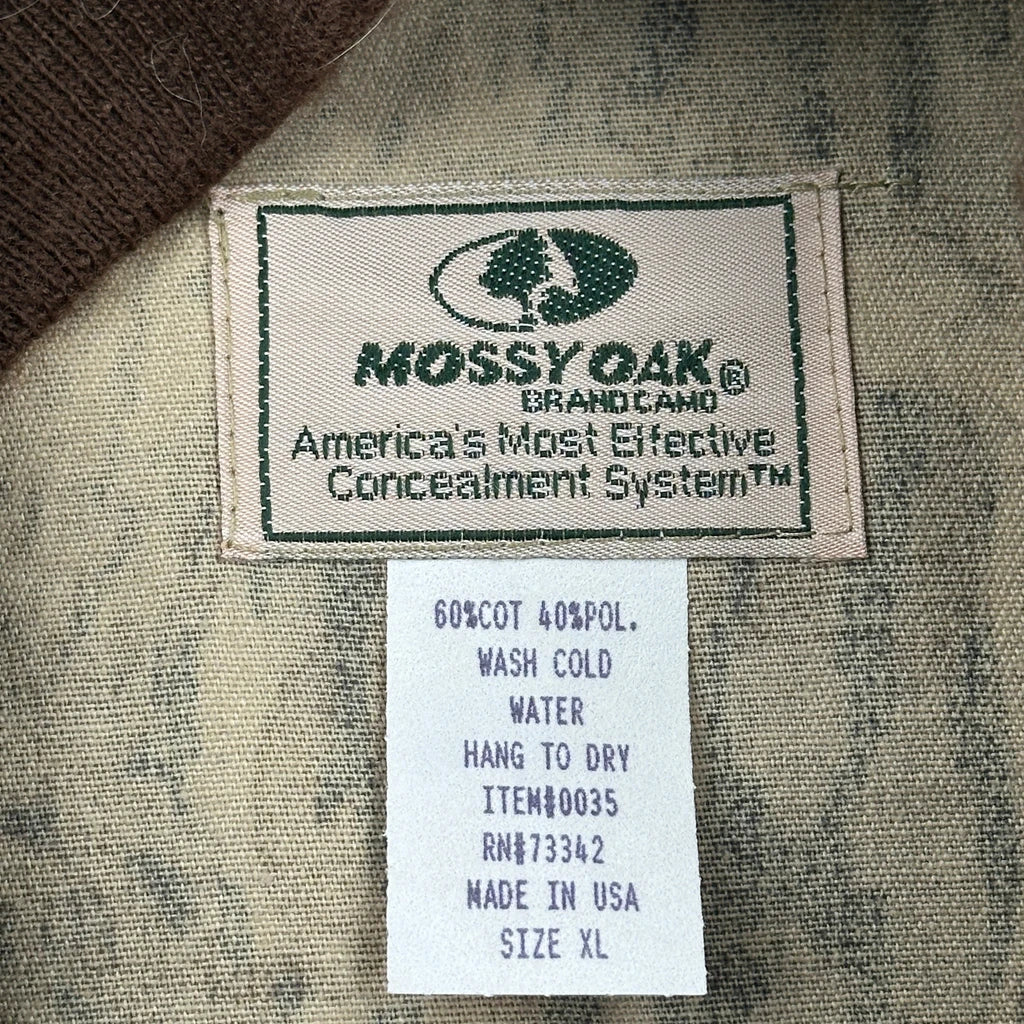Mossy Oak Camo Bomber Jacket - XL Camo Cotton Blend - Image 3