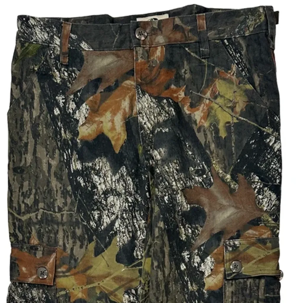 Mossy Oak Camo Cargo Pants - 31W US 8 Camo Cotton Blend - Image 9