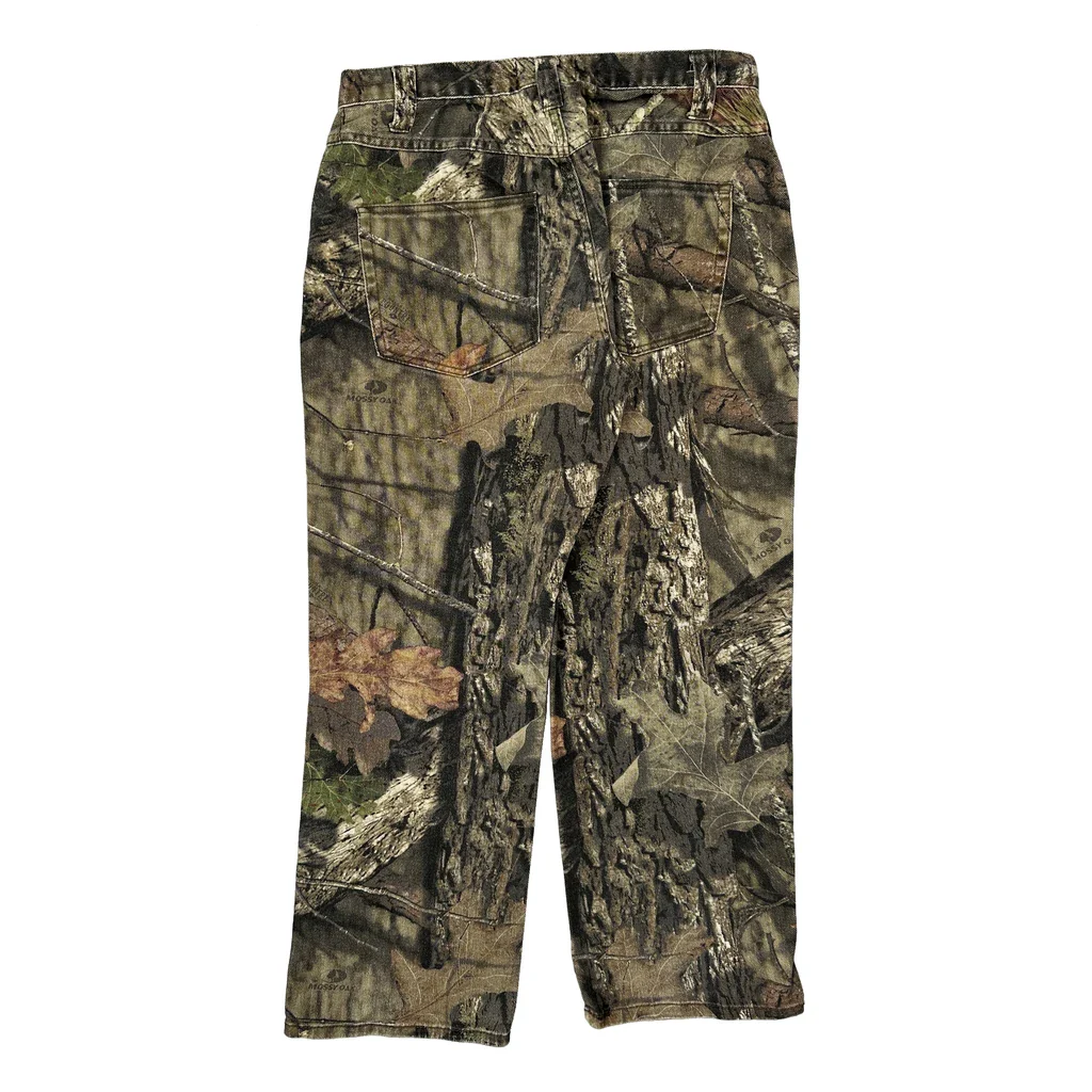 Mossy Oak Camo Cargo Trousers - 30W 30L Camo Cotton