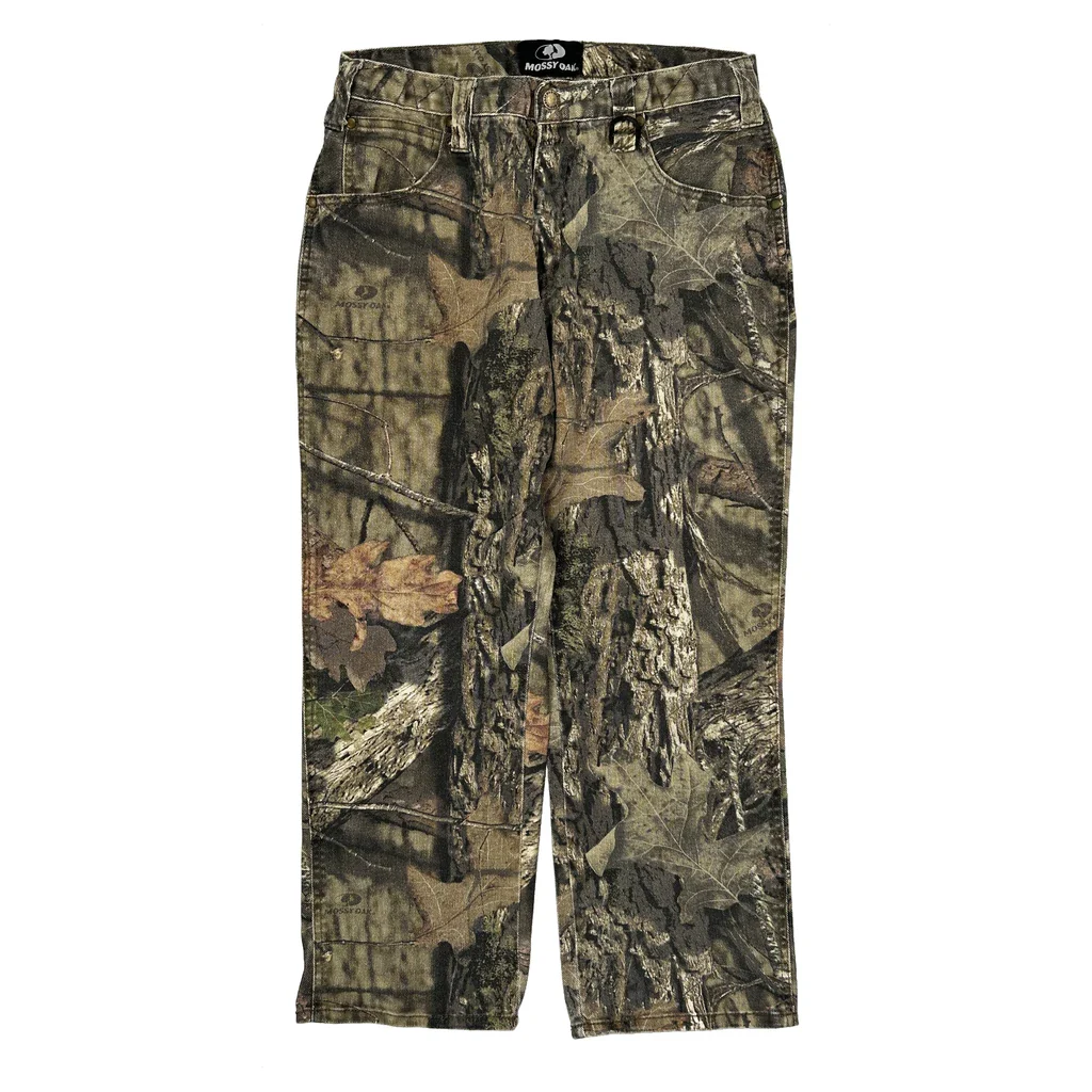Mossy Oak Camo Cargo Trousers - 30W 30L Camo Cotton - Image 2