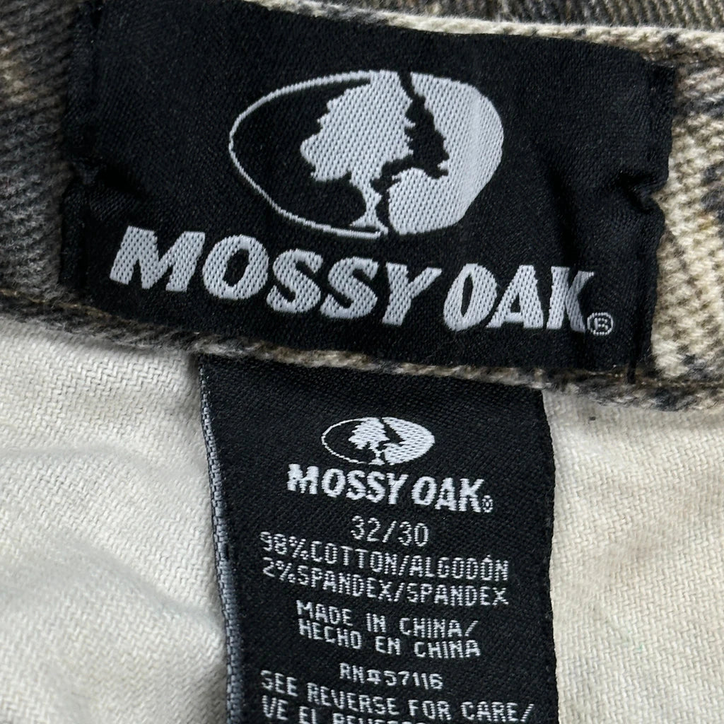 Mossy Oak Camo Cargo Trousers - 30W 30L Camo Cotton - Image 6