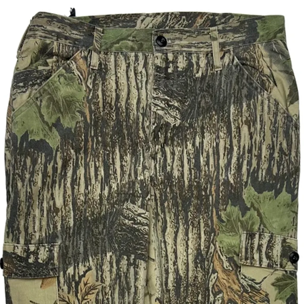 Mossy Oak Cargo Trousers - 32W 31L Camo Cotton - Image 9