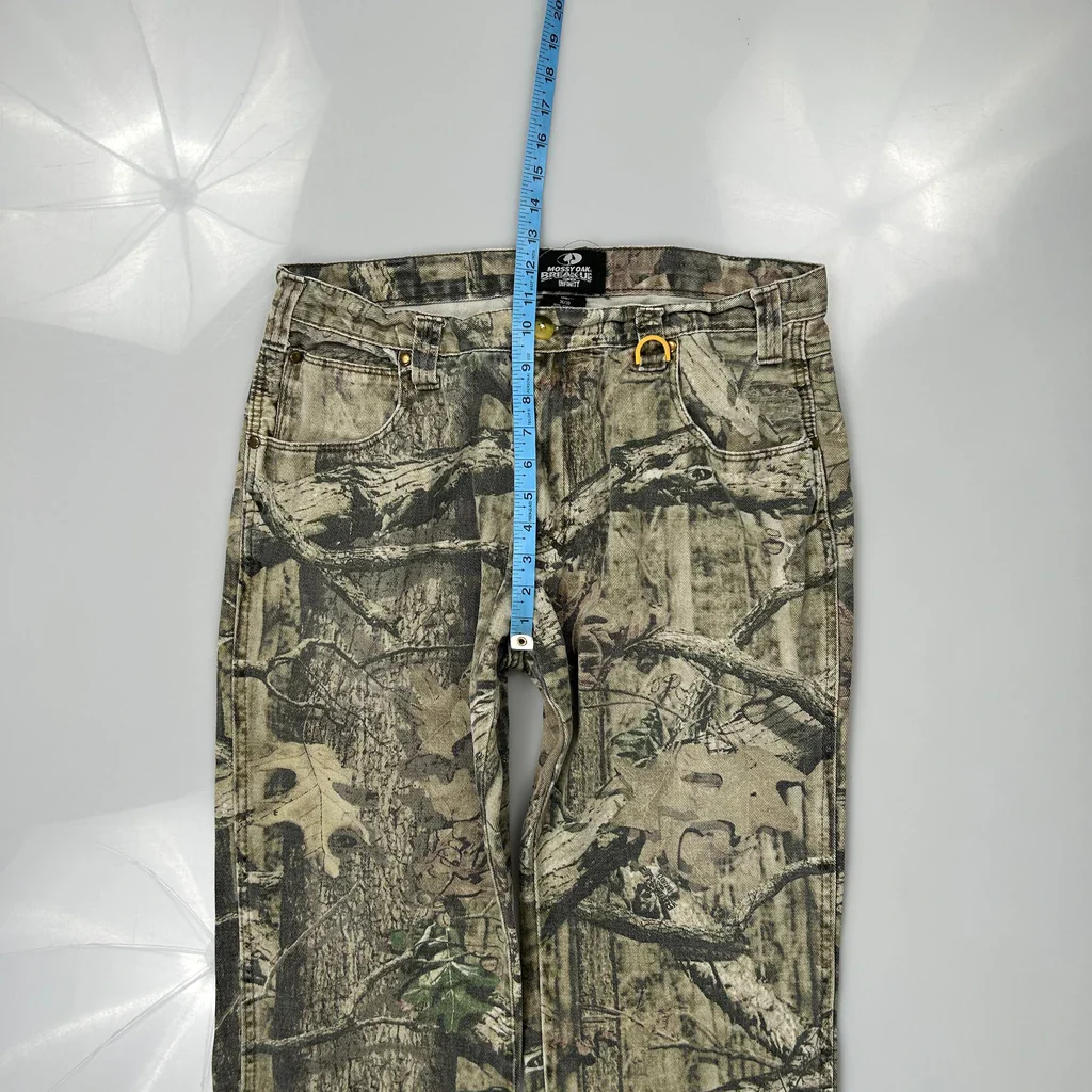 Mossy Oak Cargo Trousers - 34W 28L Camo Cotton - Image 4