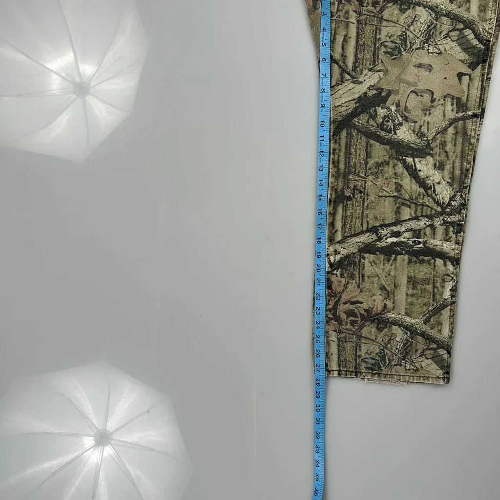 Mossy Oak Cargo Trousers - 34W 28L Camo Cotton - Image 5