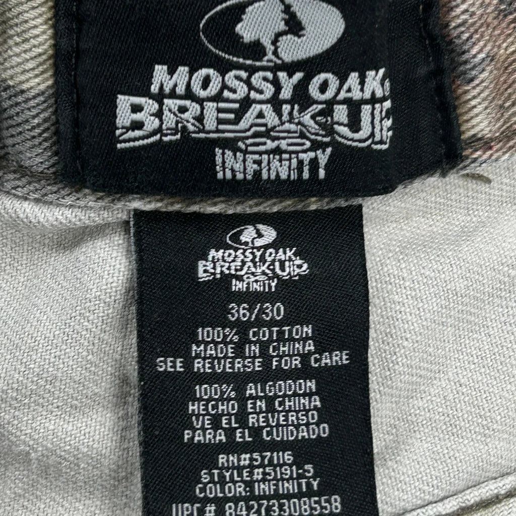 Mossy Oak Cargo Trousers - 34W 28L Camo Cotton - Image 6
