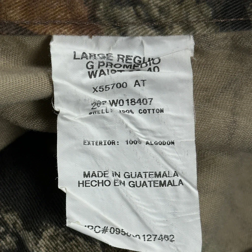 Mossy Oak Camo Cargo Trousers - 34W 31L Camo Cotton - Image 6