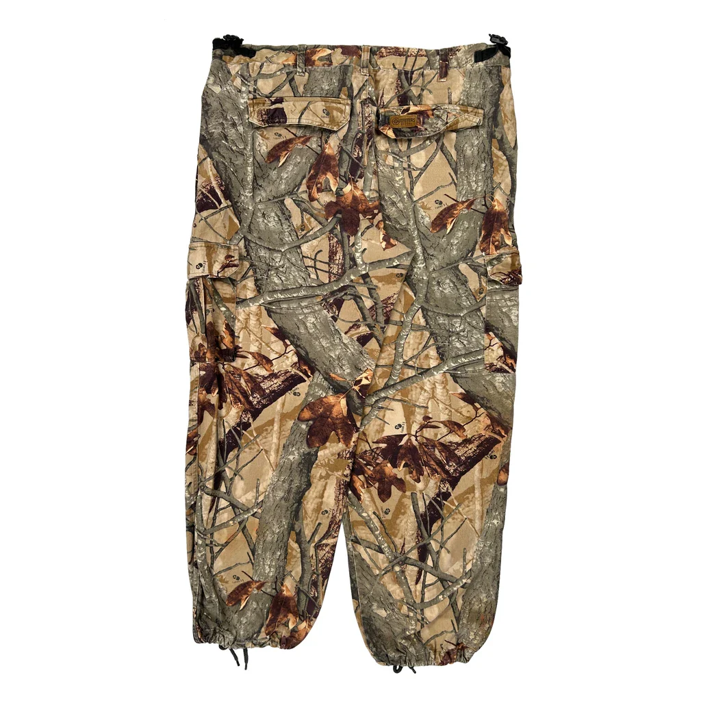 Mossy Oak Camo Cargo Trousers - 40W 30L Camo Cotton