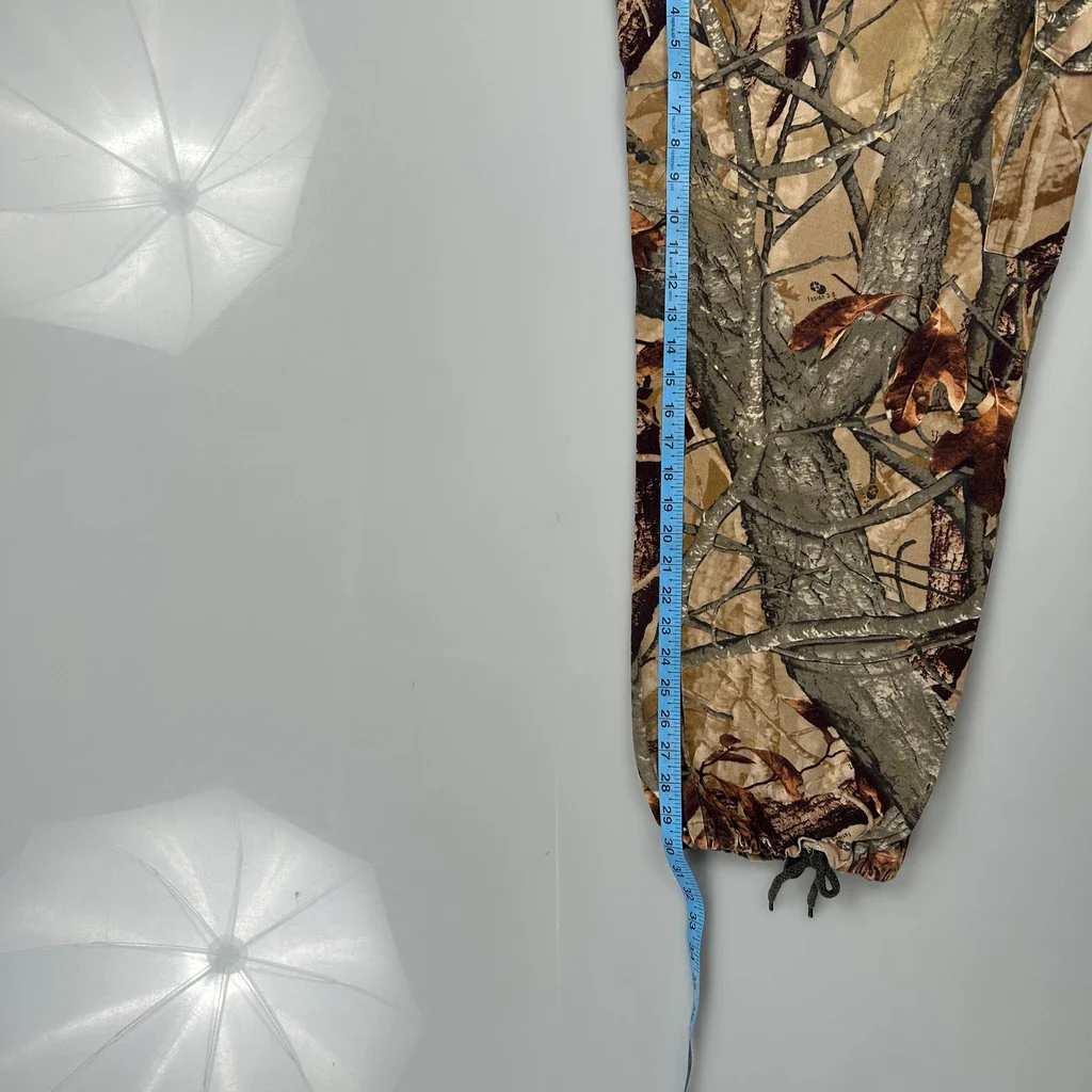 Mossy Oak Camo Cargo Trousers - 40W 30L Camo Cotton - Image 5