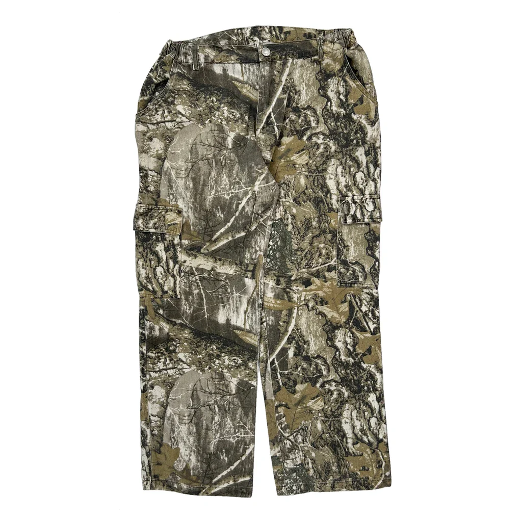 Mossy Oak Cargo Trousers - 28W UK 8 Camo Cotton - Image 2