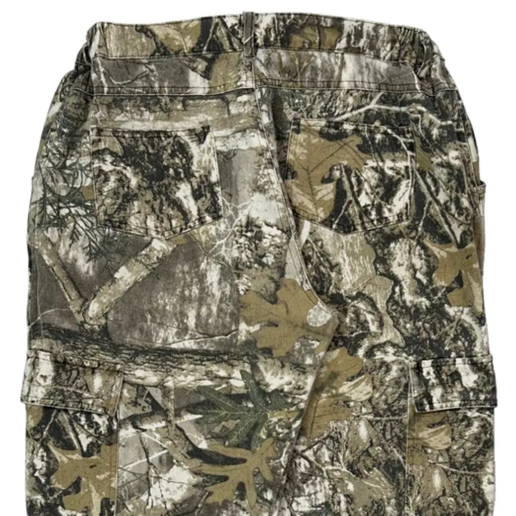Mossy Oak Cargo Trousers - 28W UK 8 Camo Cotton - Image 4