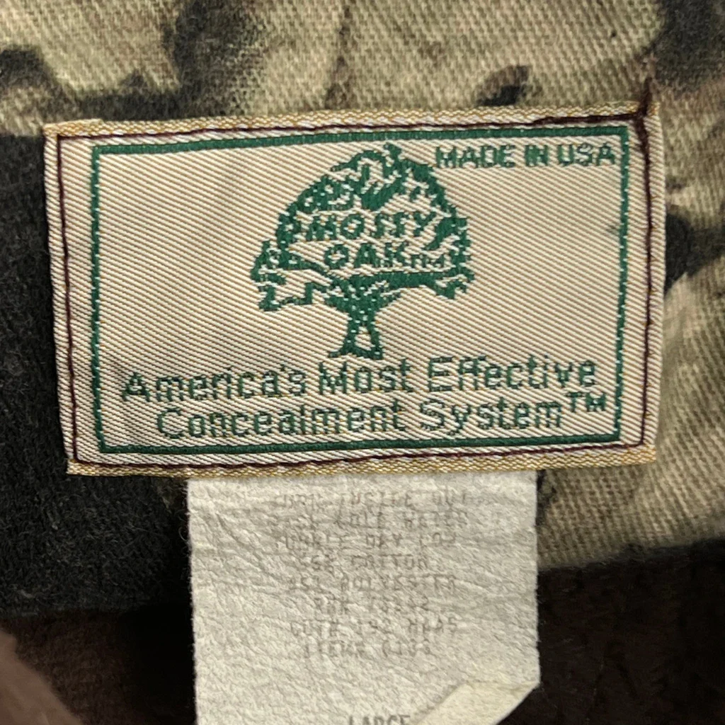 Mossy Oak Camo Jacket - Large Camo Cotton Blend - Image 4