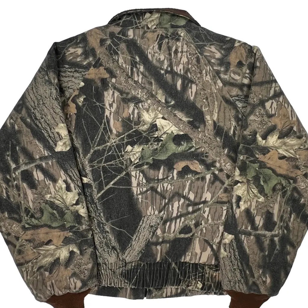 Mossy Oak Camo Jacket - Large Camo Cotton Blend - Image 7