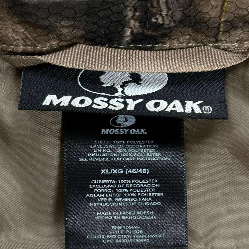 Mossy Oak Camo Jacket - XL Camo Polyester - Image 3