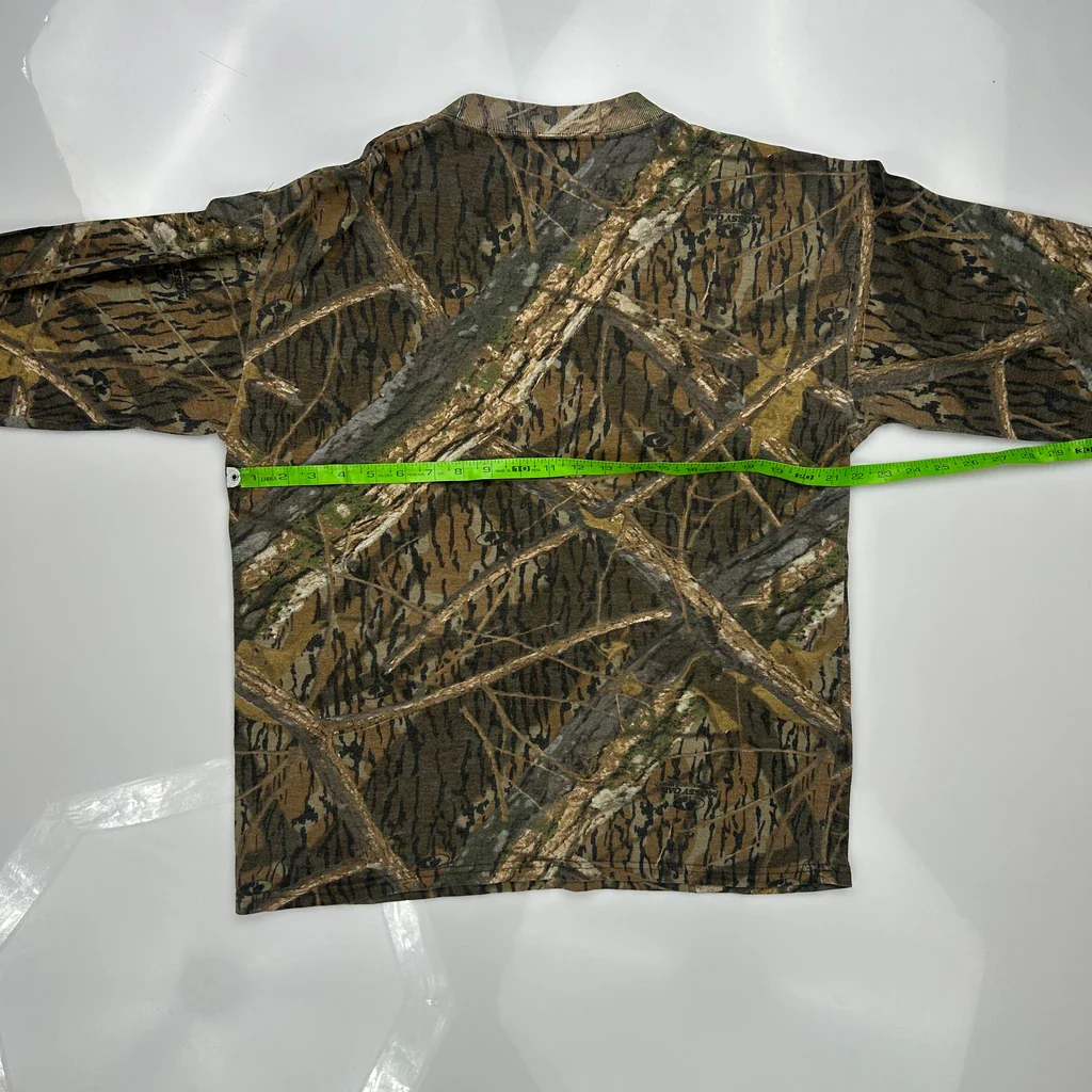 Mossy Oak Long Sleeve T-Shirt - Large Camo Polyester - Image 3