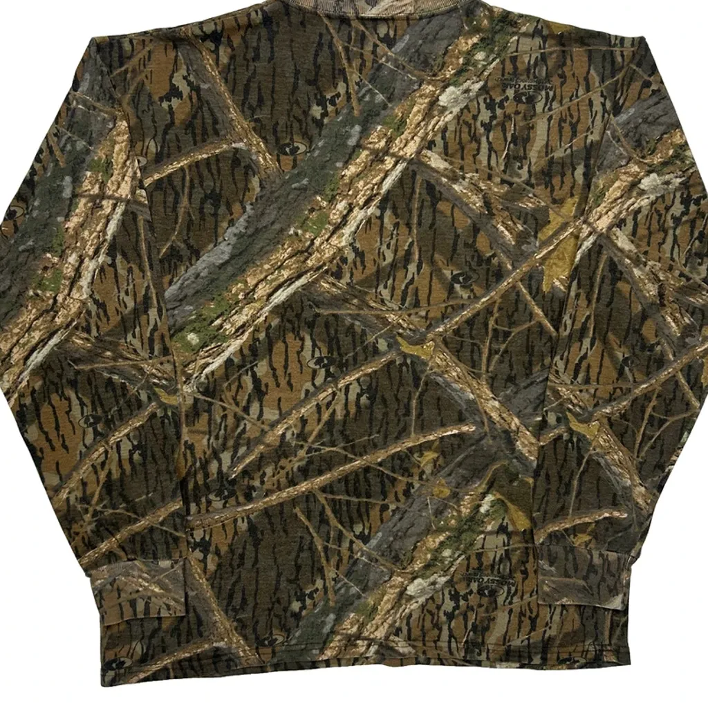 Mossy Oak Long Sleeve T-Shirt - Large Camo Polyester - Image 6