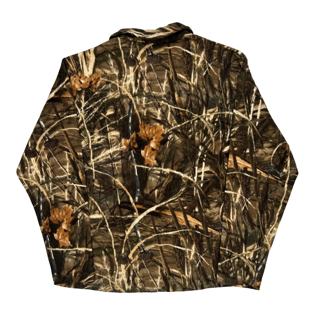 Mossy Oak Camo Long Sleeve T-Shirt - Large Camo Polyester - Image 2