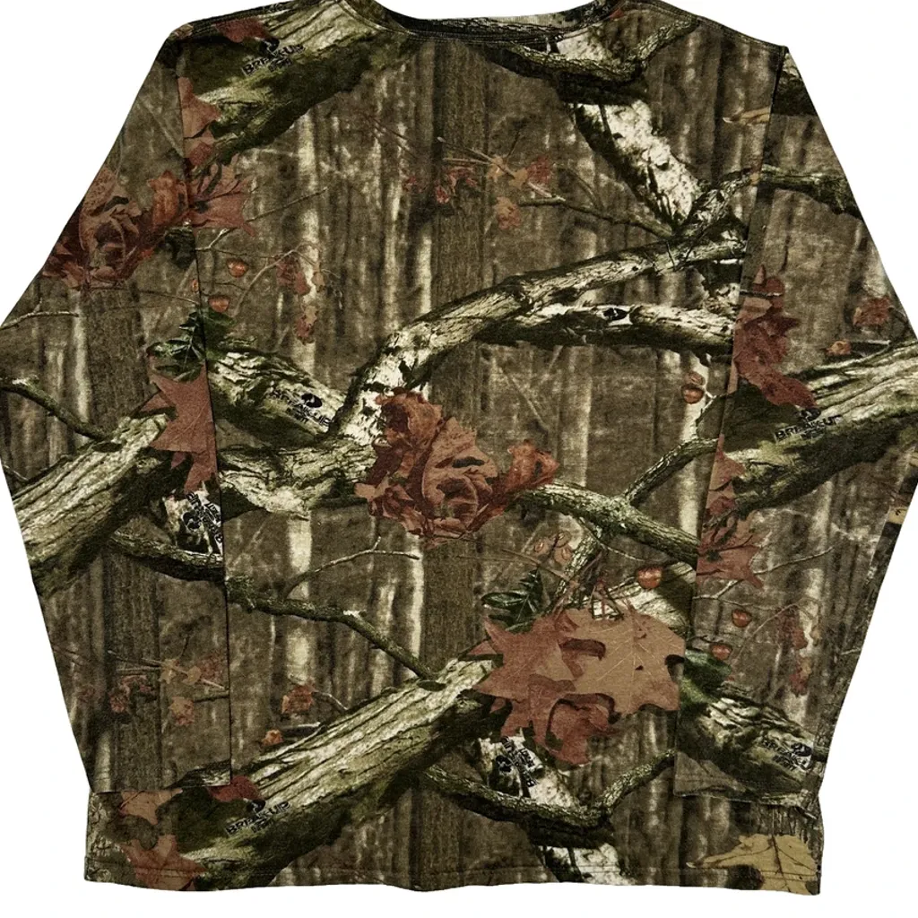 Mossy Oak Camo Long Sleeve T-Shirt - XL Camo Cotton - Image 7