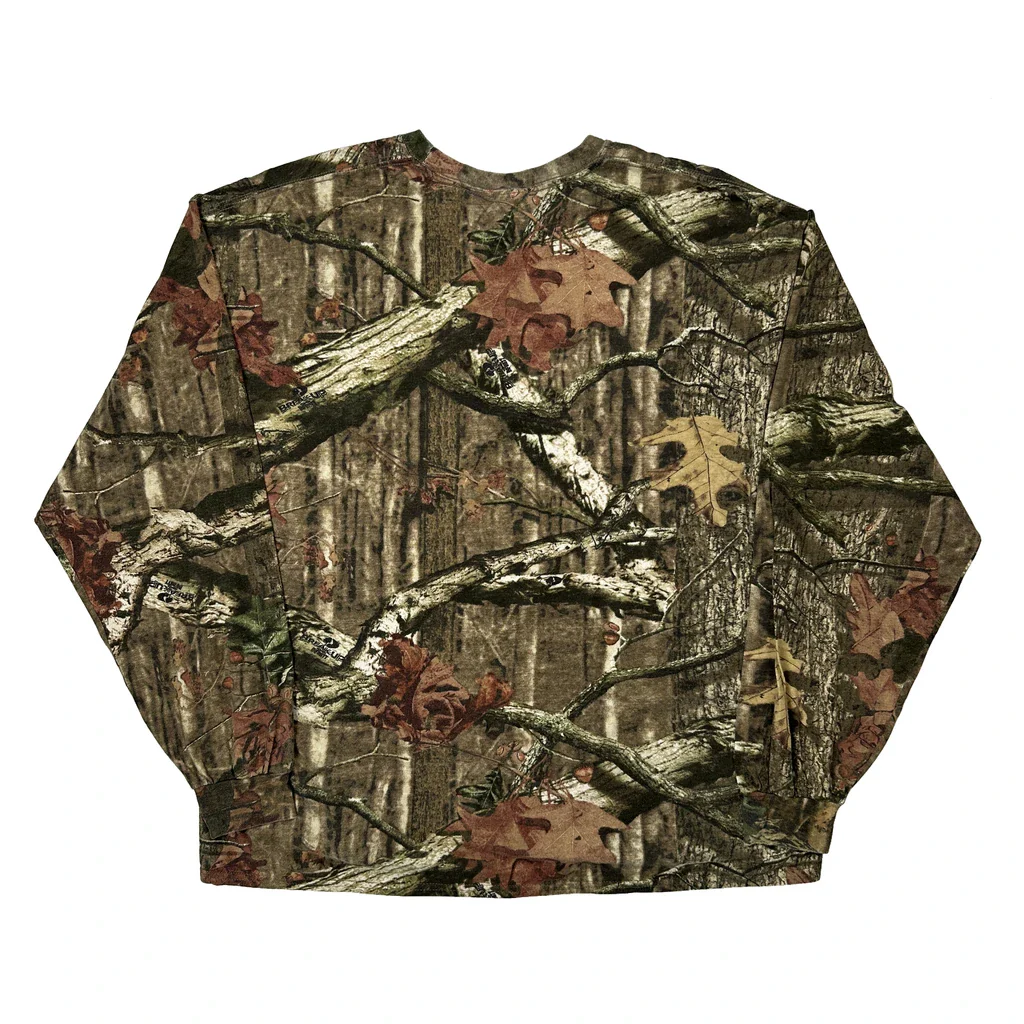 Mossy Oak Camo Long Sleeve T-Shirt - 2XL Camo Cotton - Image 2