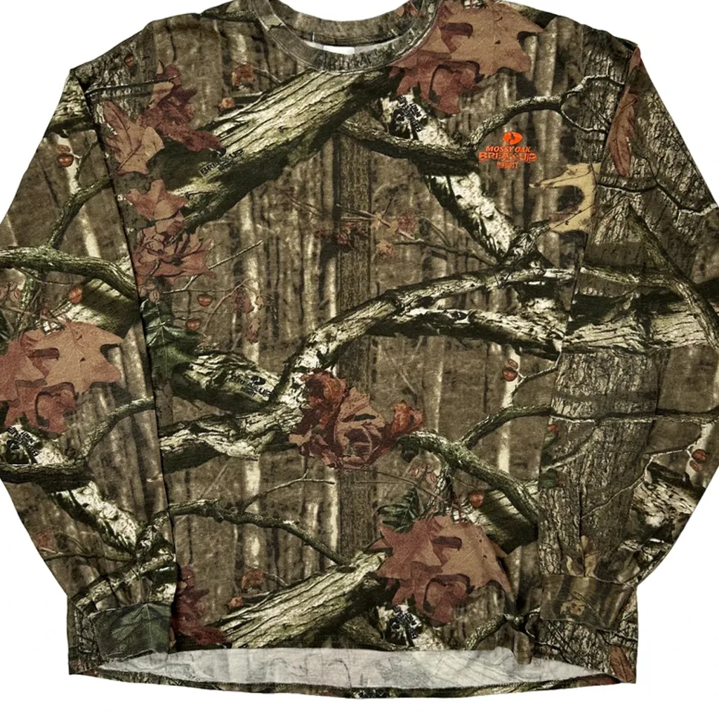 Mossy Oak Camo Long Sleeve T-Shirt - 2XL Camo Cotton - Image 4