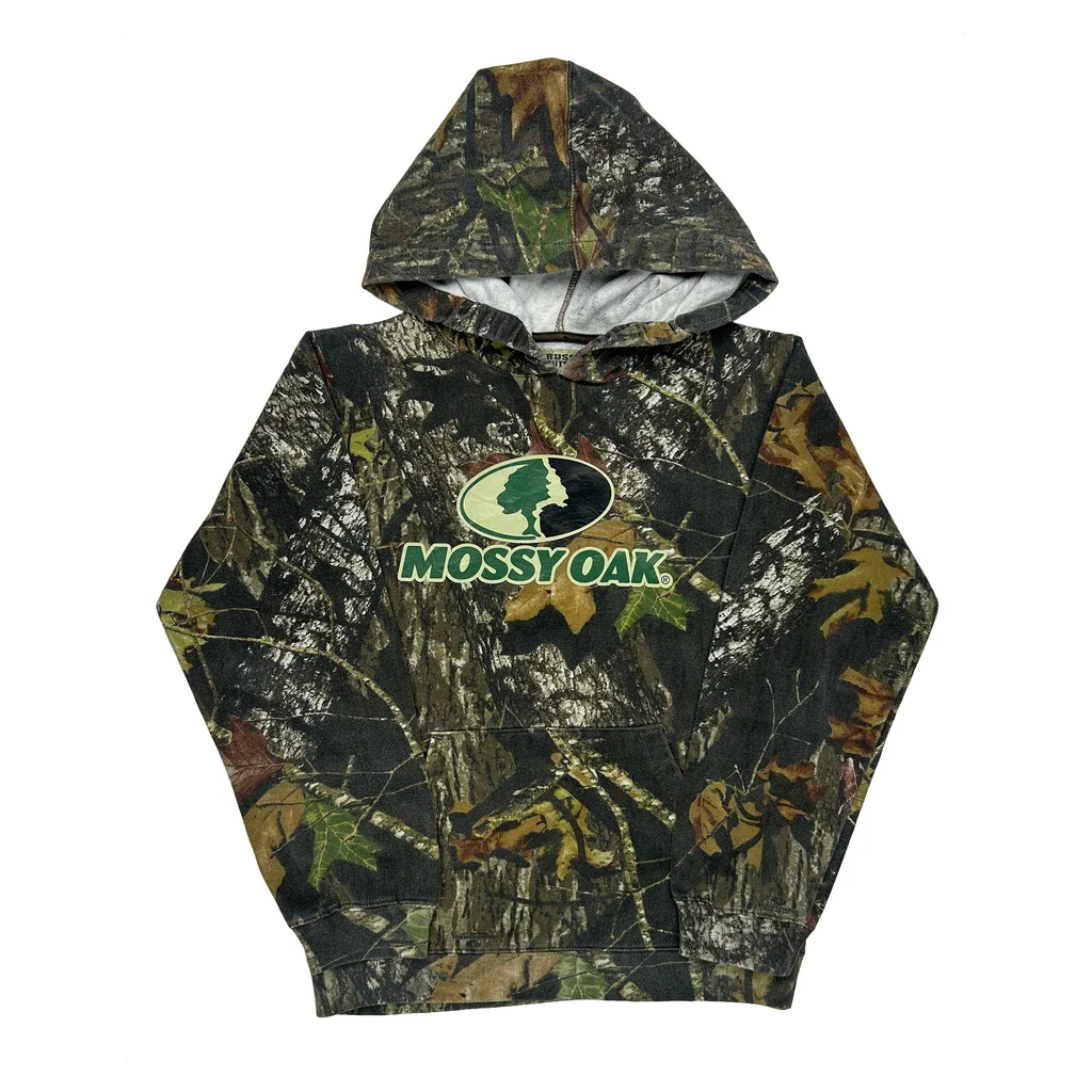Mossy Oak Russell Outdoors Hoodie - XL Camo Cotton Blend