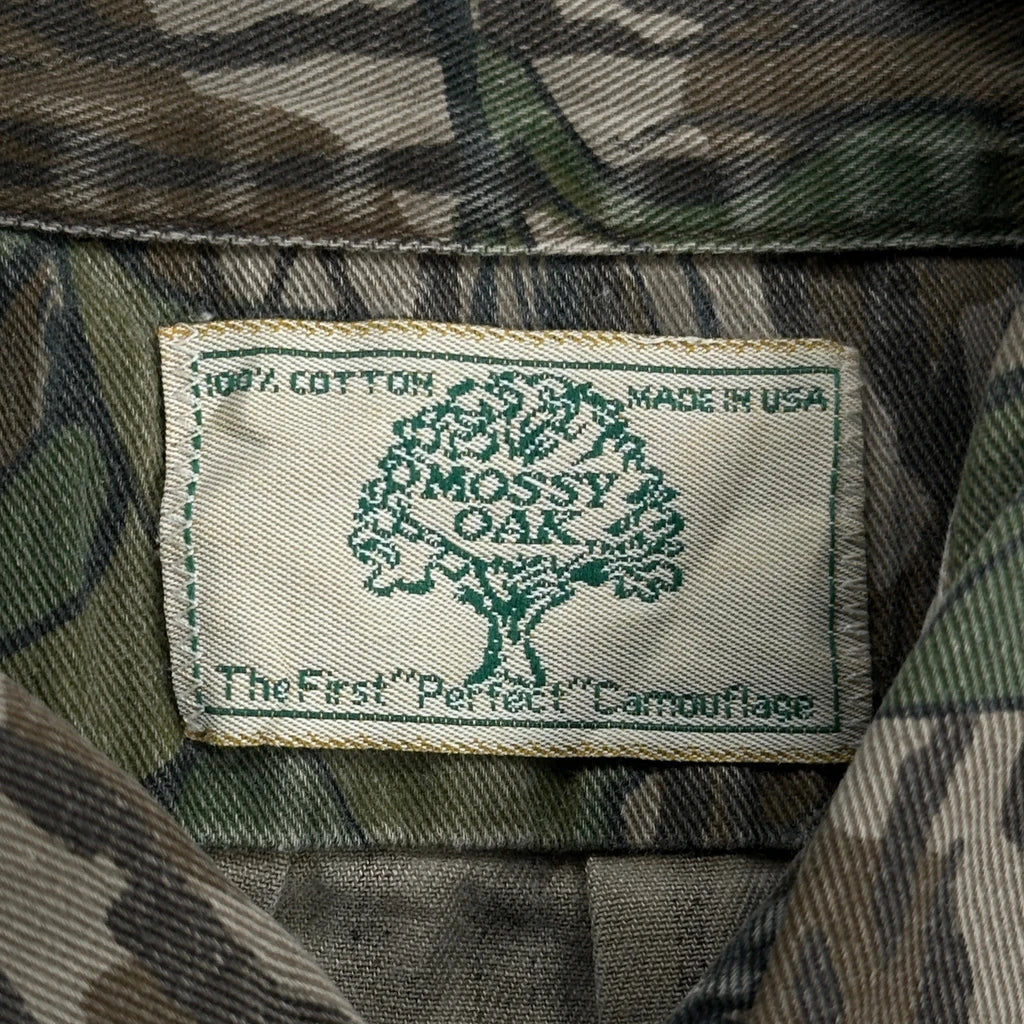 Mossy Oak Camo Shirt - Large Green Cotton - Image 4