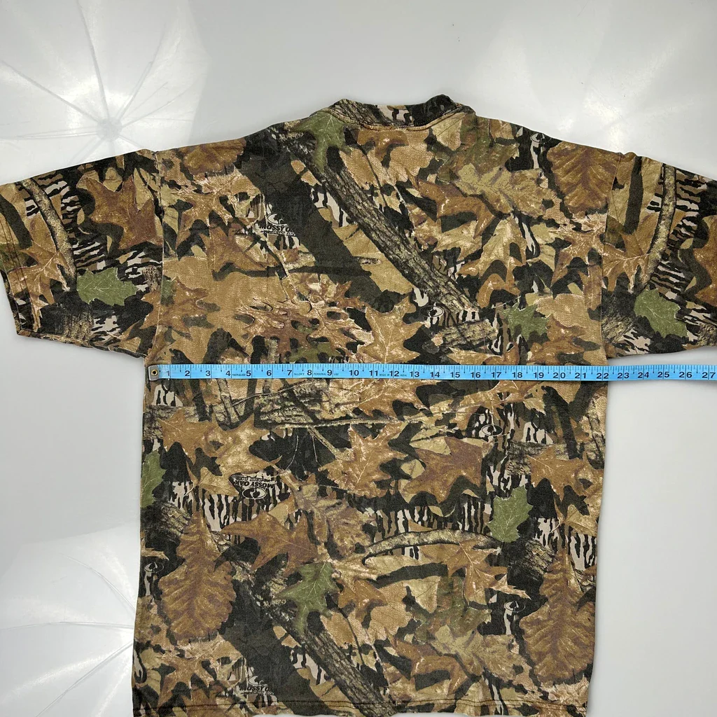 Mossy Oak T-Shirt - Large Camo Cotton - Image 3