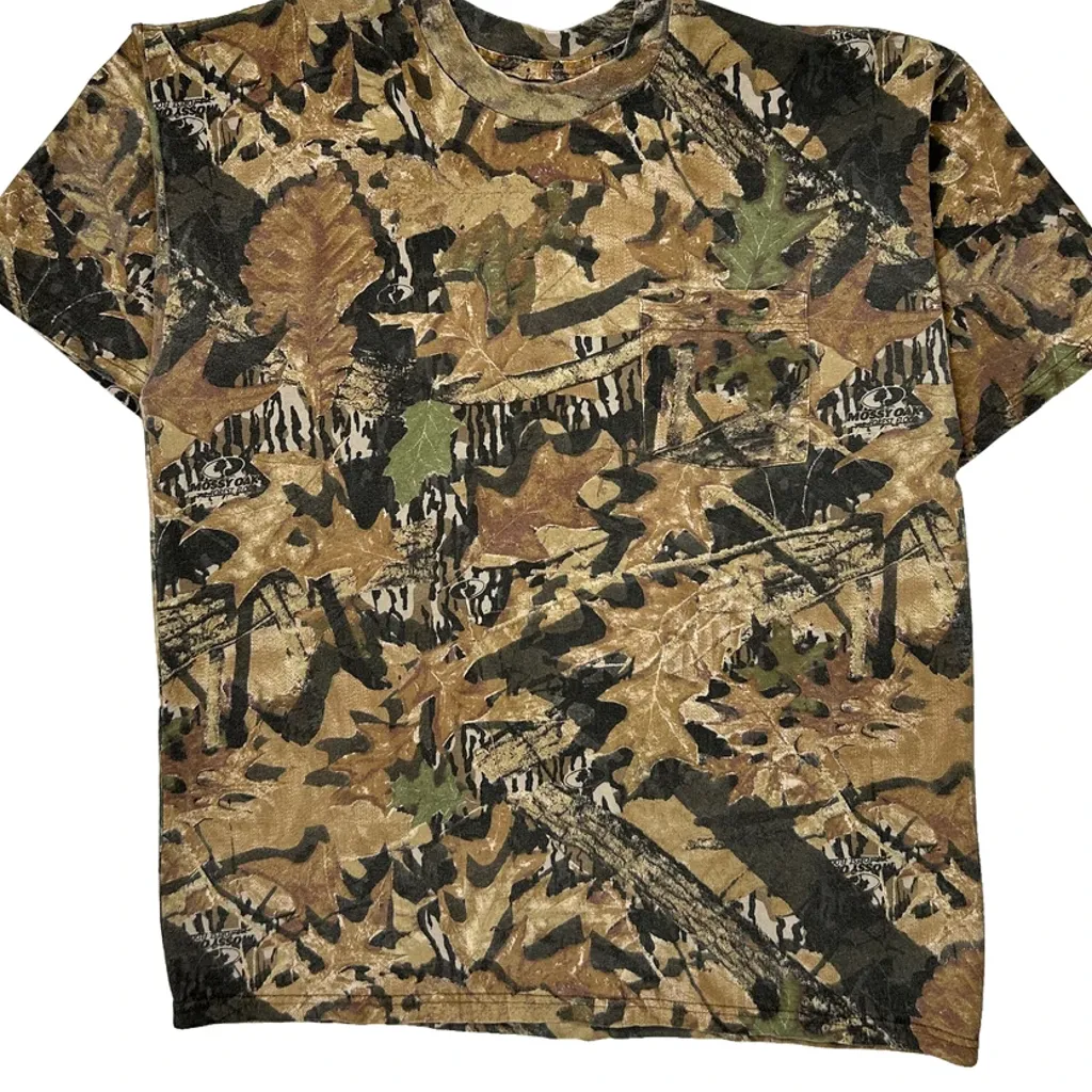Mossy Oak T-Shirt - Large Camo Cotton - Image 5